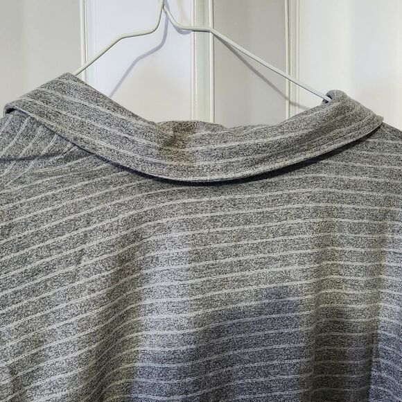 Sonoma Gray Striped Men's Polo Shirt - Picture 6 of 6